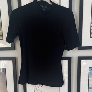 Club Monaco Black Short Sleeve Top